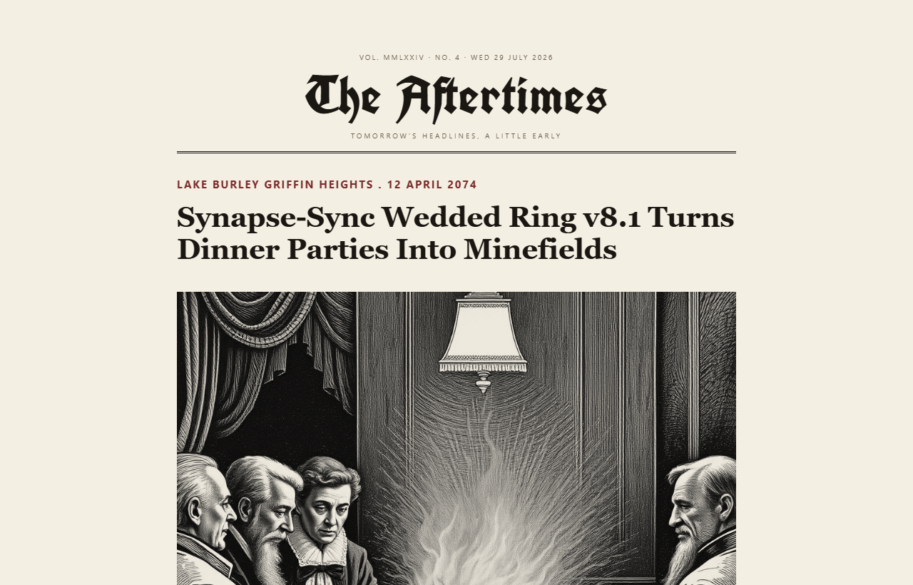 Screenshot of The Aftertimes homepage